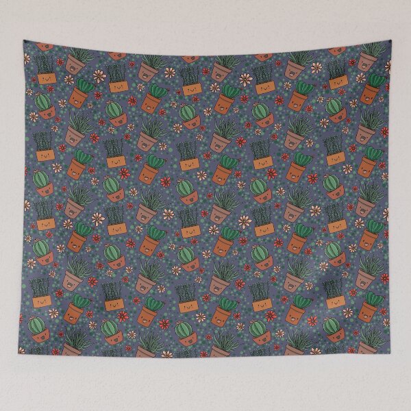 Item preview, Happy Planty- Indigo designed and sold by Bop!.