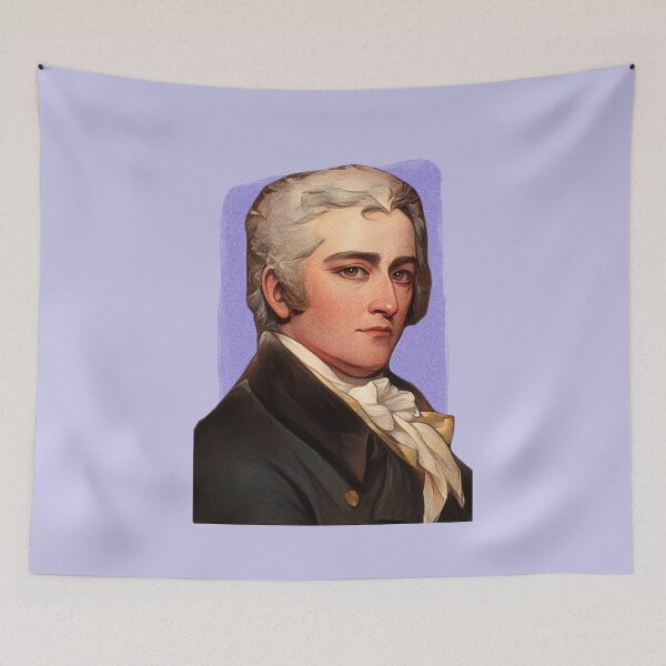 Item preview, American Painter John Trumbull - Purple - illustration  designed and sold by Litstoy.