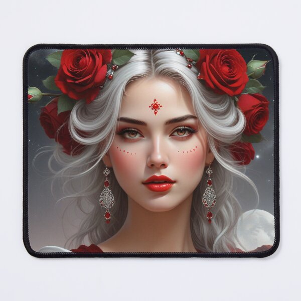 Item preview, Lady of the Cosmos filled with Roses with her message of unity and hope designed and sold by roman747.