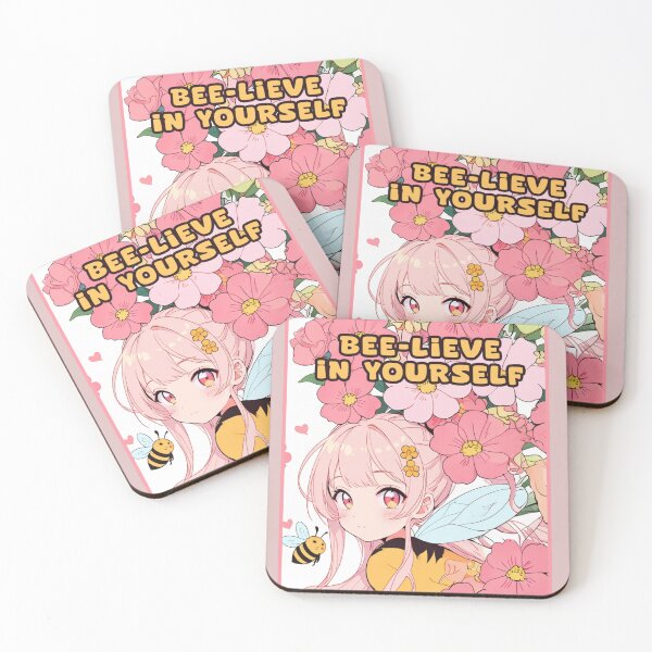 Item preview, BEE-LIEVE IN YOURSELF KAWAII DESIGN designed and sold by La Loca.