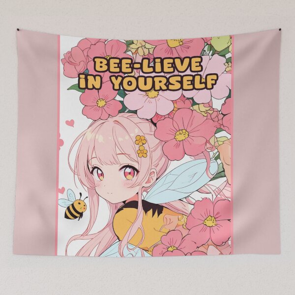 Item preview, BEE-LIEVE IN YOURSELF KAWAII DESIGN designed and sold by La Loca.