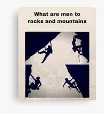 Rock Climbing and Mountaineering Canvas Print