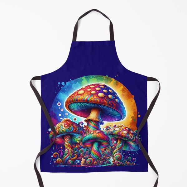 Artikelvorschau, Bunter psychedelischer Trippy-Pilz entworfen und verkauft von AnalajiaDesigns.