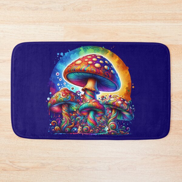 Item preview, Colorful Psychedelic Trippy Mushroom designed and sold by AnalajiaDesigns.