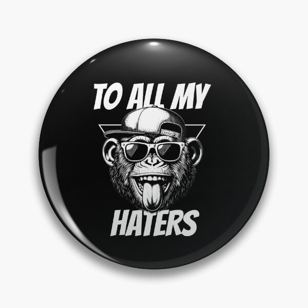 Item preview, Cool monkey with sunglasses, playful expression, bold message. designed and sold by BlueGoldArt.