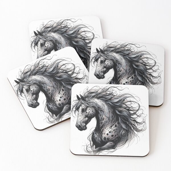 Item preview, horse nature wild sketching nature art beautiful animals designed and sold by MaciejPetelski.