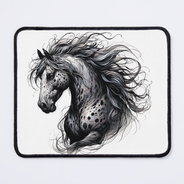 Item preview, horse nature wild sketching nature art beautiful animals designed and sold by MaciejPetelski.