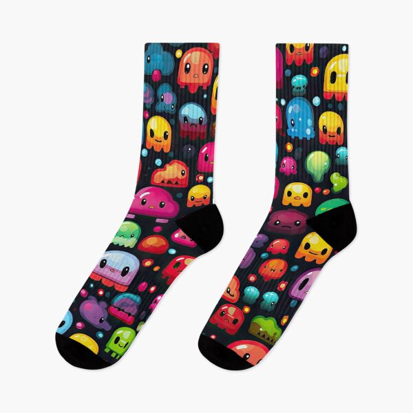 Item preview, Kawaii Cute Pixel Anime Emoji Pattern designed and sold by AeonAcademy.