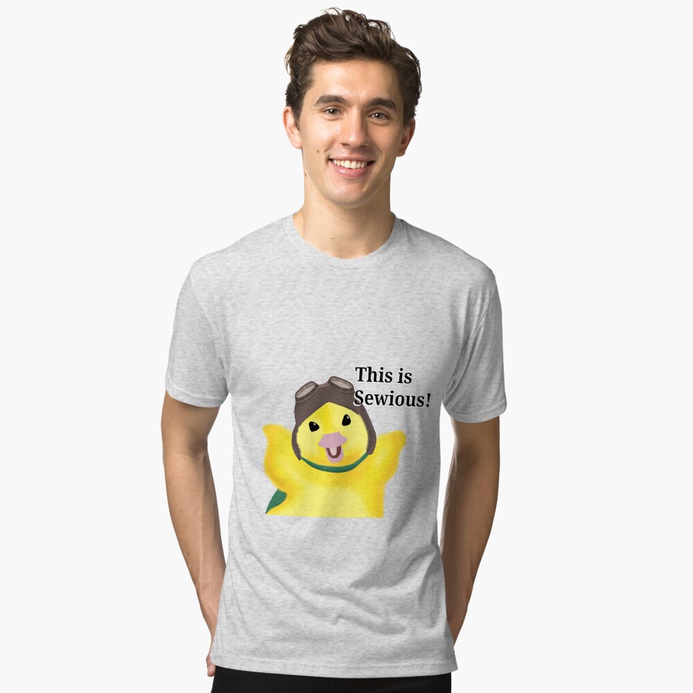 Vista previa del artículo con la obra «Camiseta de tejido mixto», diseñado y vendido por VanillaShanila.