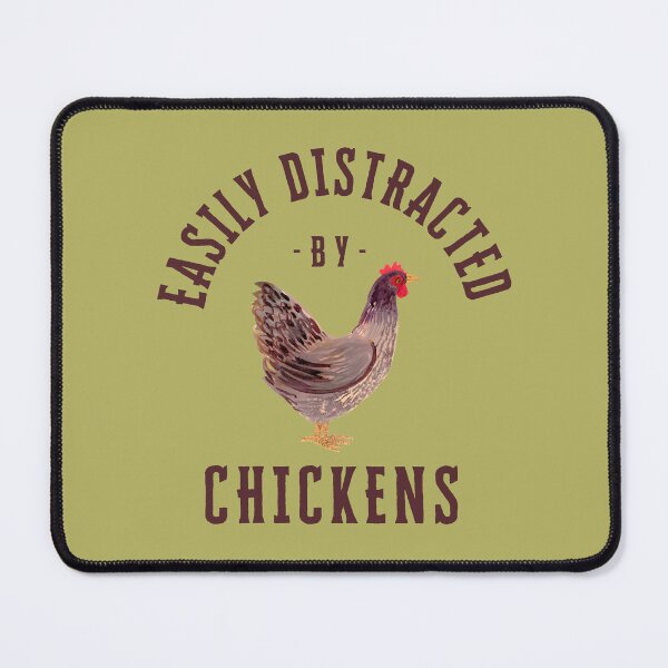 Item preview, Easily Distracted by Chickens - Perfect for Chicken Keepers illustration jemma jamie skidmore designed and sold by Jemma Jamie Skidmore.