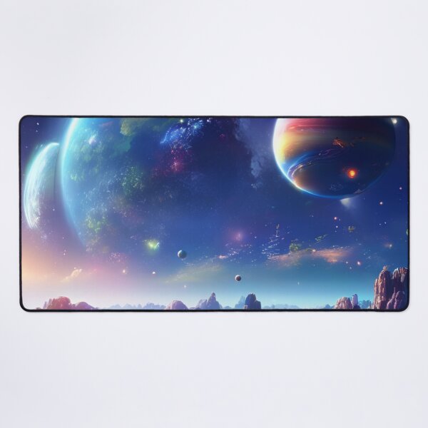 Item preview, View of the galaxy with planets. designed and sold by MajdoArt.