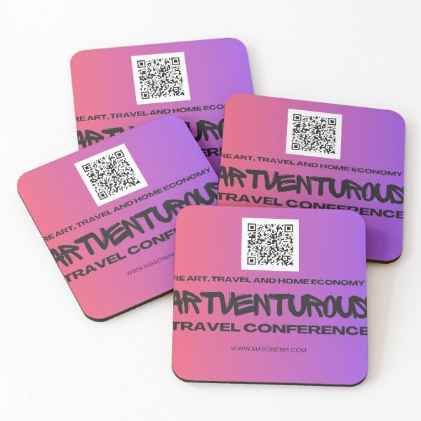 Item preview, ArtVenturous Travel Conference LOGO QR6 designed and sold by Siphiwe Ngwenya The Founder.