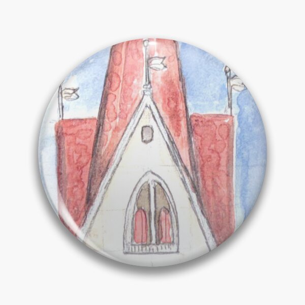 Item preview, Valdaora Dolomites Tower Watercolor Illustration  designed and sold by kriti130.
