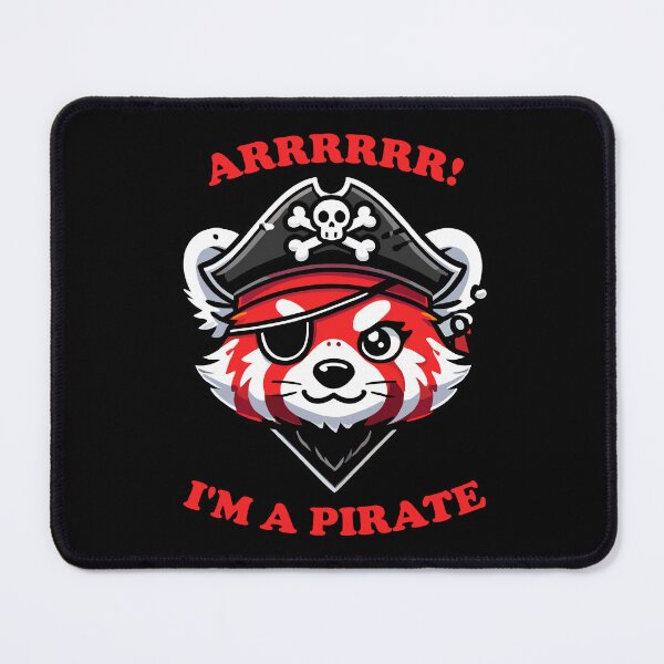 Item preview, Red Panda Arrrrrr I'm A Pirate designed and sold by TKsTees.
