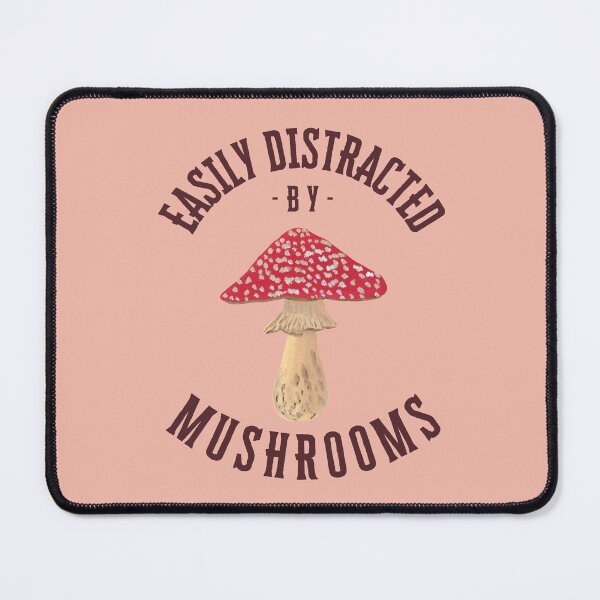 Item preview, Easily Distracted by Mushrooms - Perfect for Foragers and Mushroom Hunters painted by illustrator jemma jamie skidmore designed and sold by Jemma Jamie Skidmore.