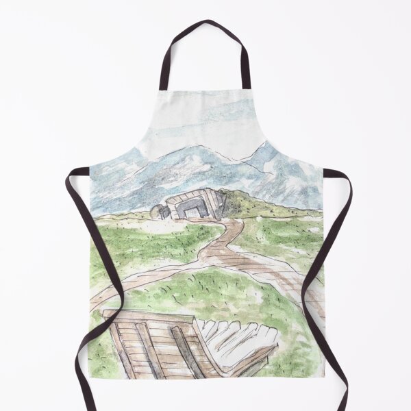 Item preview, Messner Mountain Museum Watercolor Illustration designed and sold by kriti130.