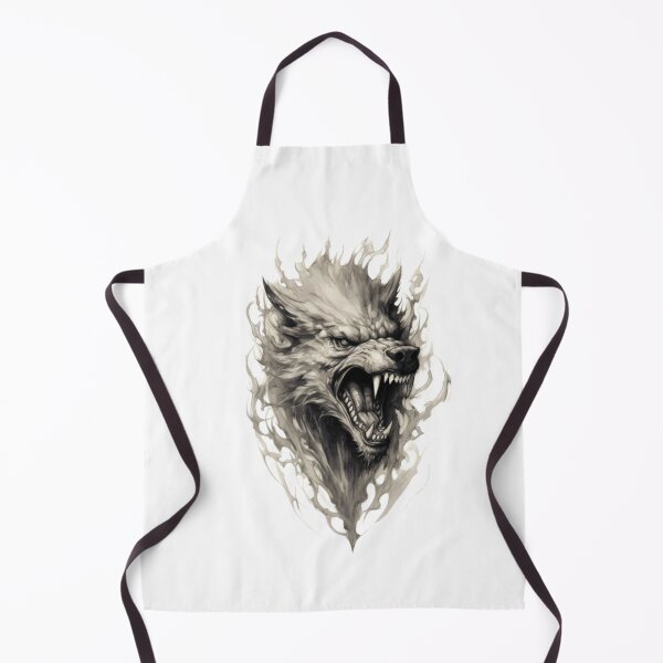 Item preview, Wolf in the Flames: Symbol of Wild Power. designed and sold by gokhanuzen.