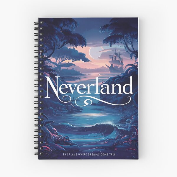 Item preview, Moonlit Voyage to Neverland designed and sold by DIUMERI.