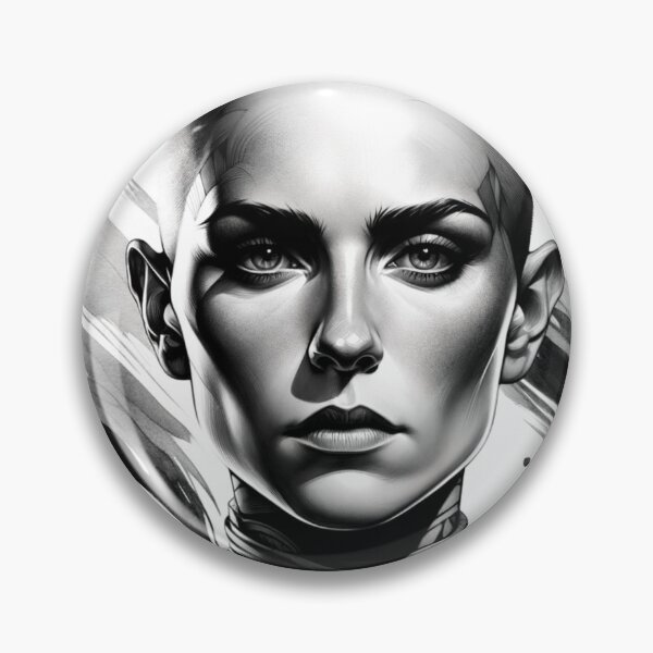 Item preview, Iconic Portrait,Sinéad O'Connor,Sticker and magnet,Art Board prints,Pin Buttons designed and sold by EverydayTrendz.