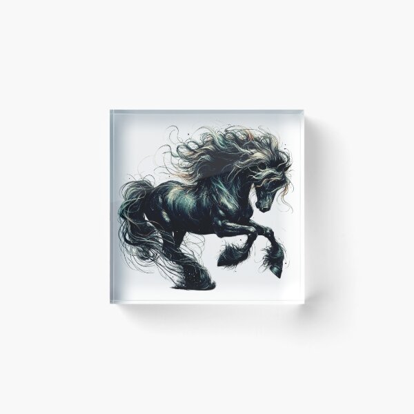 Item preview, horse nature wild sketching nature art beautiful animals designed and sold by MaciejPetelski.
