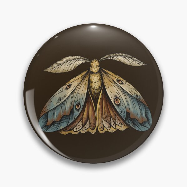 Item preview, Brown moth - goblincore aesthetic forestcore butterfly insect forest grunge fairy goblin core  designed and sold by Fantasy Cache.