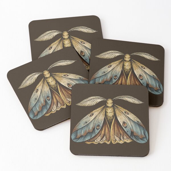 Item preview, Brown moth - goblincore aesthetic forestcore butterfly insect forest grunge fairy goblin core  designed and sold by Fantasy Cache.