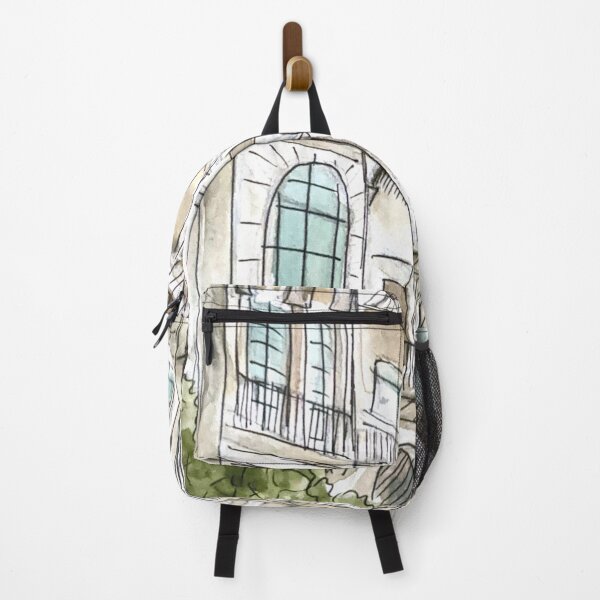 Item preview, Malaga Architecture Watercolor Illustration designed and sold by kriti130.