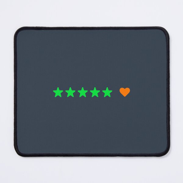 Item preview, Letterboxd Green Five Star Rating with Orange Heart Like designed and sold by aestheticqueen.