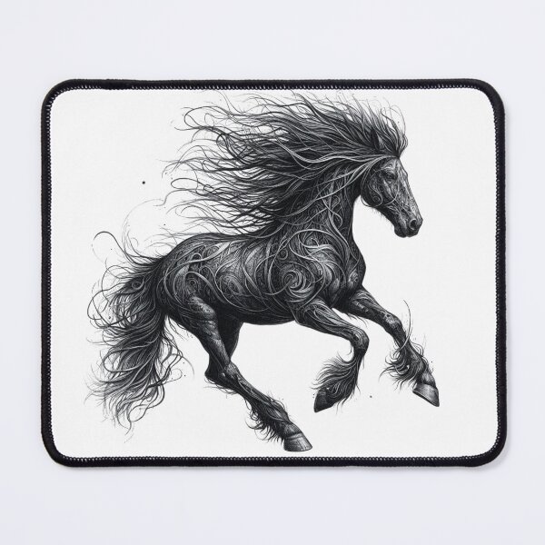 Item preview, horse nature wild sketching nature art beautiful animals designed and sold by MaciejPetelski.