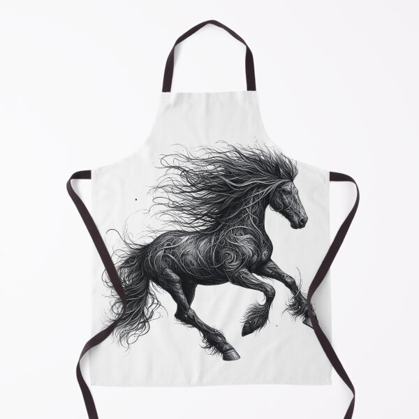 Item preview, horse nature wild sketching nature art beautiful animals designed and sold by MaciejPetelski.