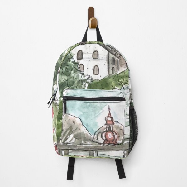 Item preview, Villabassa Watercolor Illustration  designed and sold by kriti130.