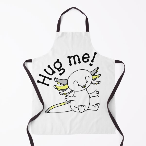Item preview, Hug me! Cute Axolotl in Demigender Pride colors designed and sold by JoyfulJen.