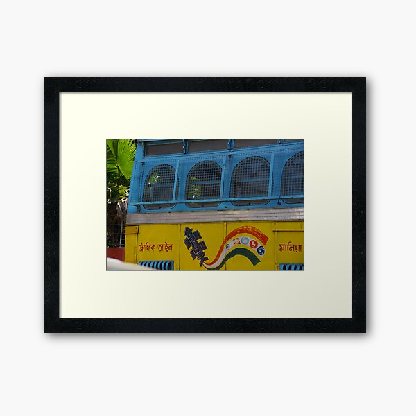 Bus Fair Framed Art Print
