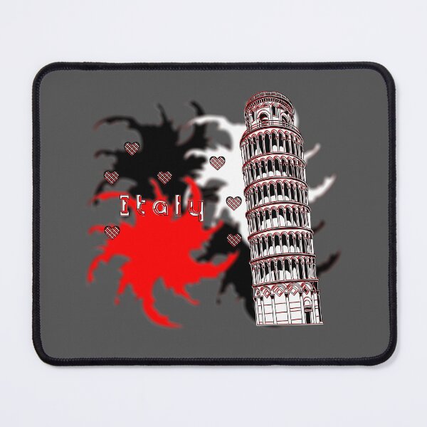 Item preview, Italy Tower of Pisa love hearts designed and sold by 4rpixs.