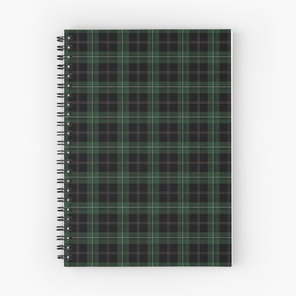 Aperçu de l'œuvre Motif tartan vert foncé, noir, marron et olive créée et vendue par ModdiesColors.