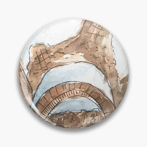 Item preview, Hadrian's Villa Watercolor Illustration  designed and sold by kriti130.