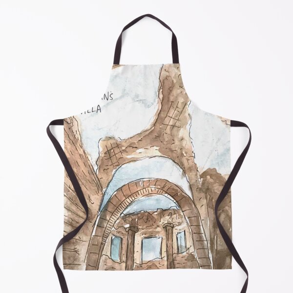 Item preview, Hadrian's Villa Watercolor Illustration designed and sold by kriti130.