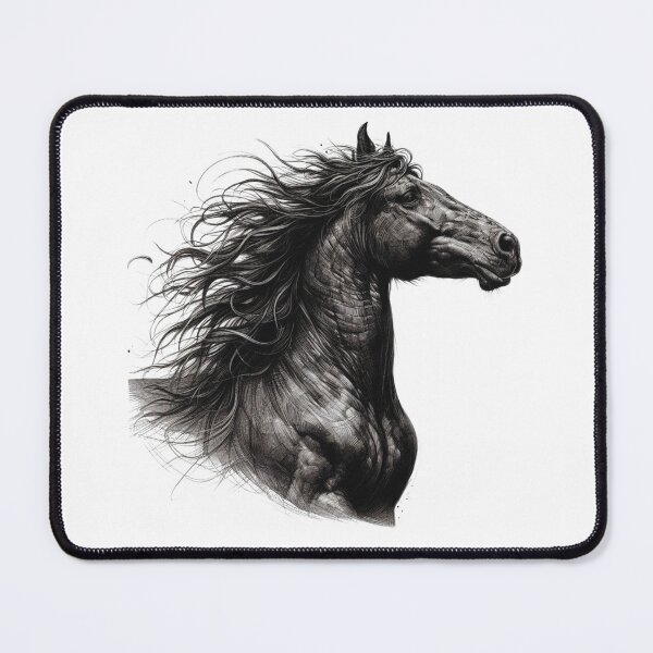 Item preview, horse nature wild sketching nature art beautiful animals designed and sold by MaciejPetelski.