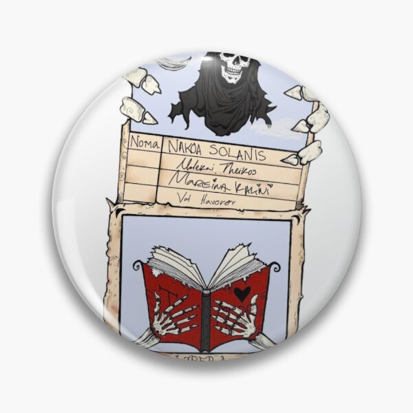 Item preview, Mors' Library Insert Card A Kingdom of Blood and Magic designed and sold by CHIARA FORESTIERI.