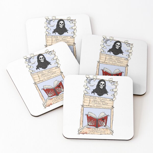 Item preview, Mors' Library Insert Card A Kingdom of Blood and Magic designed and sold by CHIARA FORESTIERI.