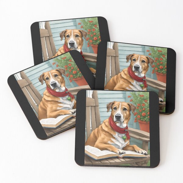 Item preview, Leo reading a book designed and sold by Genevieve Crabe.