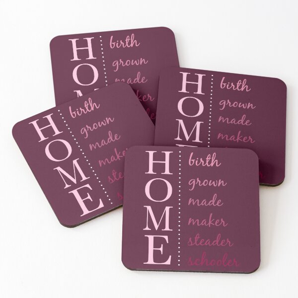 Item preview, HOME birth, grown, made, maker, steader, schooler designed and sold by literartyghost.