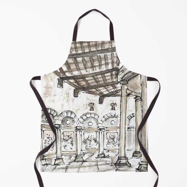 Item preview, Basilica di Santo Stefano Rotondo al Celio Watercolor Illustration designed and sold by kriti130.