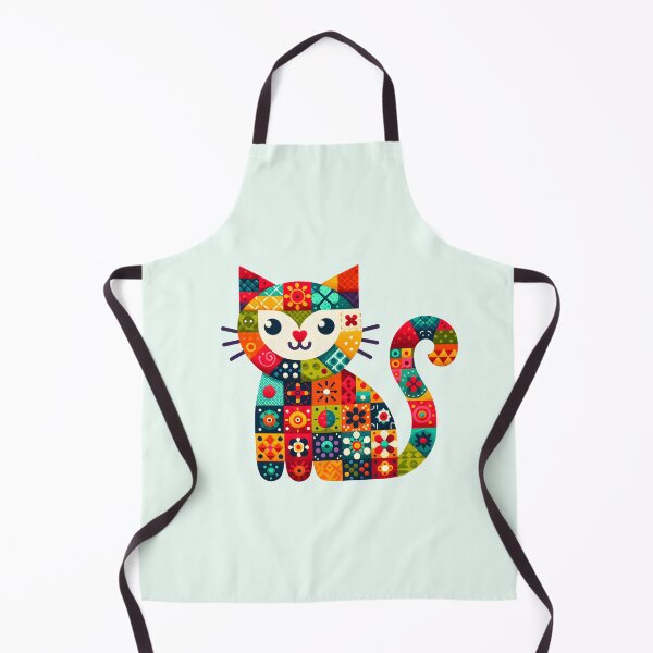 Item preview, Cute Patchwork Cat designed and sold by TirConnaill.