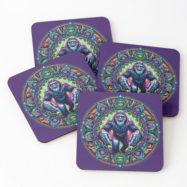 Item preview, Sasquatch Third Eye Mandala designed and sold by Catherine Harrison.
