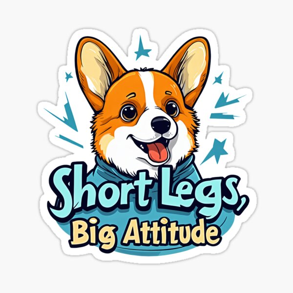 Item preview, Corgi- Short Legs, Big Attitude designed and sold by wreckssy.
