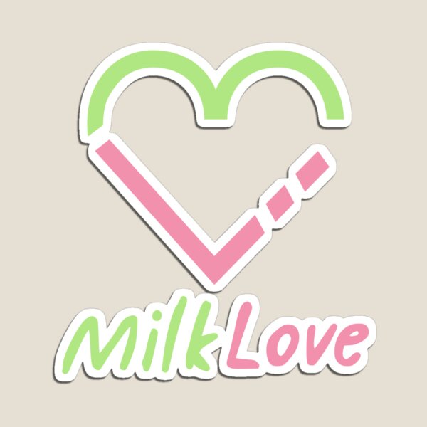 MilkLove Milk & Love Heart Logo Name | OngsaSun 23.5 Tilt 23point5