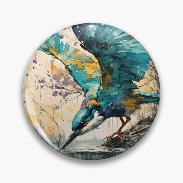 Item preview, Kingfisher diving  designed and sold by JosieandRose.
