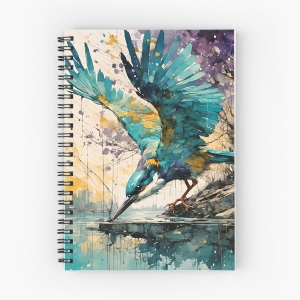Item preview, Kingfisher diving  designed and sold by JosieandRose.