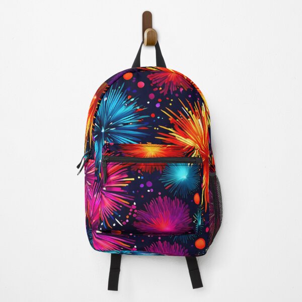Item preview, Vibrant Night Sky Fireworks designed and sold by KaviPatterns.